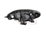 ANZO 2002-2003 Lexus Es300 Projector Headlights w/ Halo Black - 121232