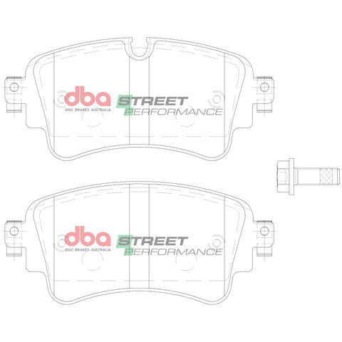 DBA 17-20 Audi A4 Rear SP Performance Brake Pads - DB15032SP
