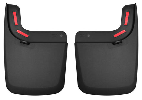 Husky Liners 17 Ford F-250 Super Duty / F-350 Super Duty Rear Mud Guards (w/ Flares) Black - 59471