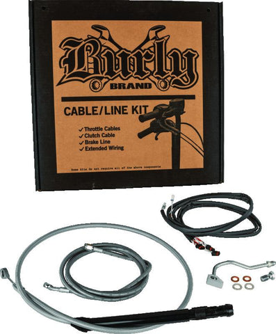 Burly Brand Control Kit 15in Bagger - Stainless Steel - B30-1317