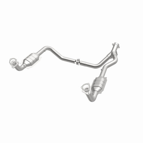 MagnaFlow DF Cat. Conv 95-99 Range Rover 4.0/4.6L GEMS Y-Pipe Assembly *NOT FOR SALE IN CALIFORNIA* - 93694