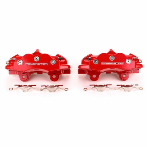 Power Stop 06-13 Chevrolet Corvette Rear Red Calipers - Pair - S15044