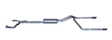Gibson 04-10 Nissan Titan LE 5.6L 2.5in Cat-Back Dual Split Exhaust - Aluminized - 8200