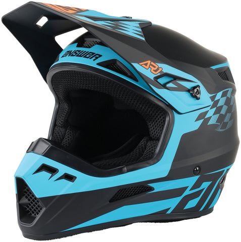 Answer AR1 Sweep Helmet Black/Astana/Hyper Orange - Small - 442909
