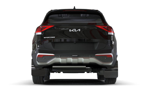 Rally Armor 23-26 Kia Sportage Black UR Mud Flap w/ Metallic Black Logo - MF81-UR-BLK-MBK