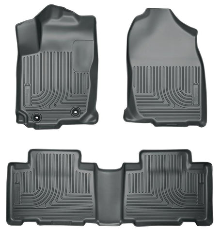 Husky Liners 2013 Honda Accord WeatherBeater Tan Front & 2nd Seat Floor Liners (4-Door Sedan Only) - 98483
