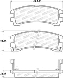 StopTech Street Brake Pads - 308.04010