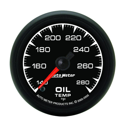 Autometer ES 52.4mm 140-280 Degree F Oil Temperature Gauge - 5956