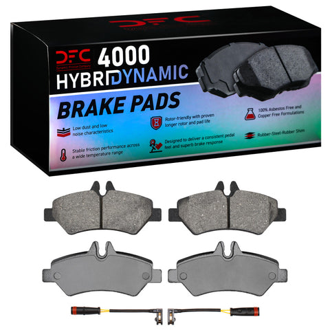 DFC 06-18 Volkswagen Crafter (Mexico) Rear 4000 Hybridynamic Brake Pads - 4000-1317-00