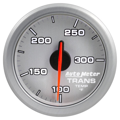 Autometer Airdrive 2-1/6in Trans Temperature Gauge 100-300 Degrees F - Silver - 9157-UL