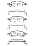 DBA 19-22 Ford Ranger Rear Street Series Brake Pads - DB2388SS
