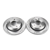 Power Stop 2000 BMW 323Ci Rear Evolution Drilled & Slotted Rotors - Pair - EBR488XPR