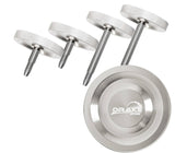 DV8 Offroad 2007-2018 Jeep JK 2 Door Billet Door Surround Knobs - D-JP-180027-BL