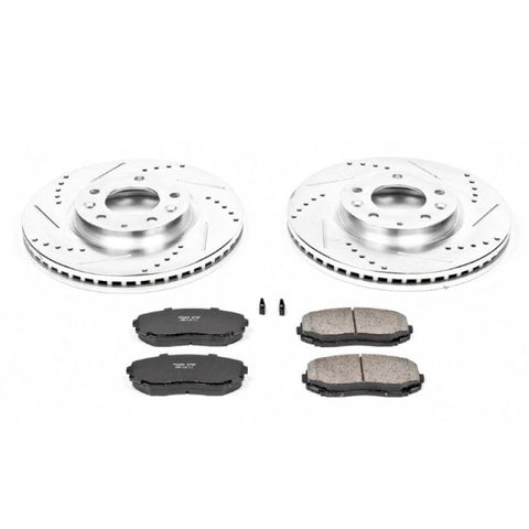 Power Stop 07-12 Mazda CX-7 Front Z23 Evolution Sport Brake Kit - K4676