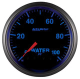 AutoMeter Gauge Water Press 2-1/16in. 100PSI Stepper Motor W/Peak & Warn Elite - 5668