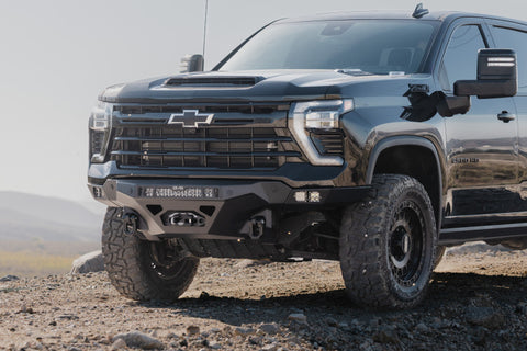 DV8 Offroad 24-26 Chevy Silverado 2500/3500 Spec Series Front Bumper - FBCS2-04