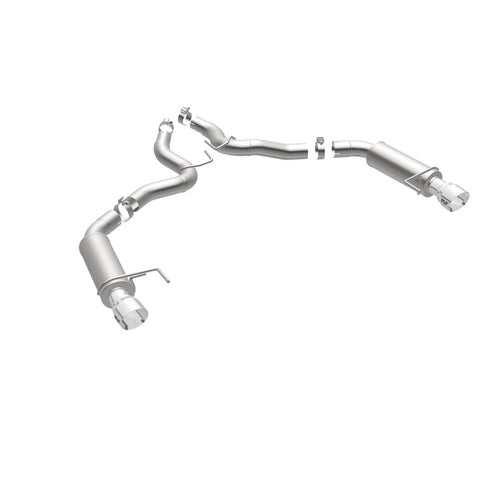 MagnaFlow Axle Back, SS, 3in, Competition, Dual Split Polished 4.5in Tip 2015 Ford Mustang GT V8 5.0 - 19103