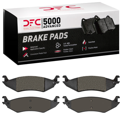 DFC 04-06 Ford Econoline Rear Semi Metallic 5000 Advanced Brake Pads - 1551-1046-00
