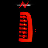 ANZO 1995-2000 Toyota Tacoma LED Taillights Black Housing Smoke Lens (Pair) - 311354