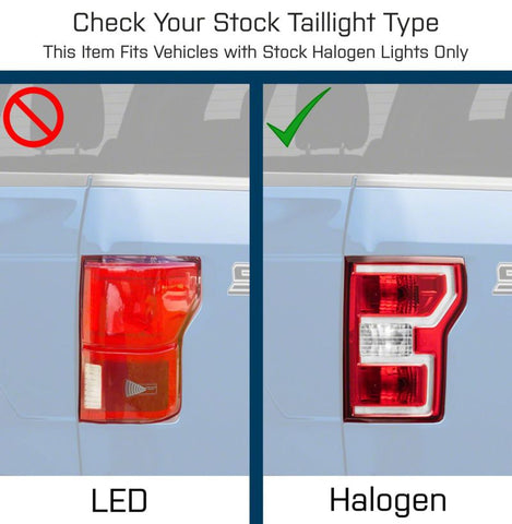 Raxiom 18-20 Ford F-150 Axial Series LED Tail Lights w/ SEQL Turn Signals- Blk Housing (Clear Lens) - T548144