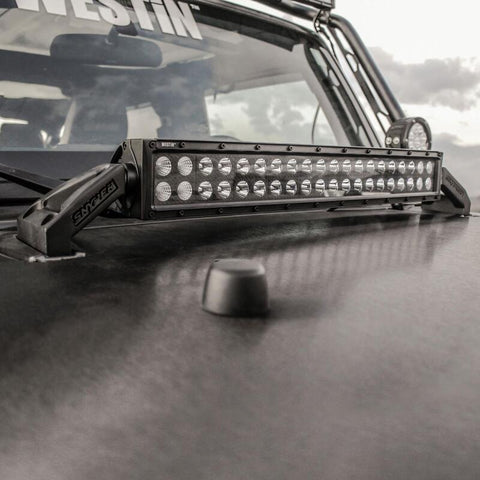 Westin/Snyper 07-17 Jeep Wrangler Snyper LED Hood Mount - Textured Black - 62-41015
