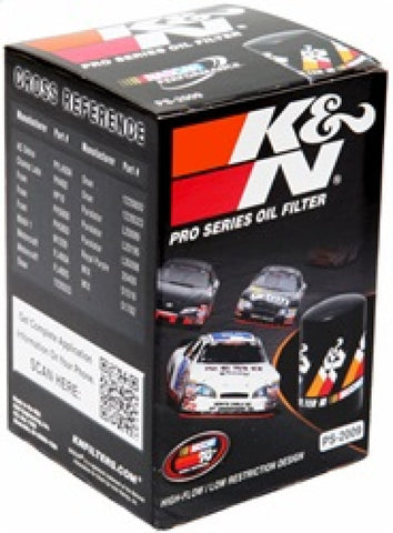 K&N Oil Filter for Ford/Lincoln/Mercury/Mazda/Chrysler/Dodge/Jeep/Jaguar 3in OD x 5.063in H - PS-2009