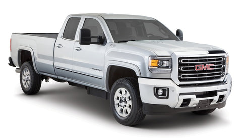 Bushwacker 15-18 GMC Sierra 2500 HD OE Style Flares 4pc 78.8/97.6in Bed - Black - 40965-02