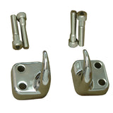 Rugged Ridge Front Tow Hooks Chrome 97-06 Jeep Wrangler TJ - 11303.01