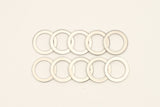 DeatschWerks -6 AN Aluminum Crush Washer (Pack of 10) - 6-02-0302