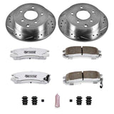 Power Stop 06-12 Mitsubishi Eclipse Rear Z26 Street Warrior Brake Kit - K155-26