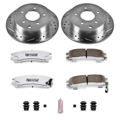 Power Stop 06-12 Mitsubishi Eclipse Rear Z26 Street Warrior Brake Kit - K155-26