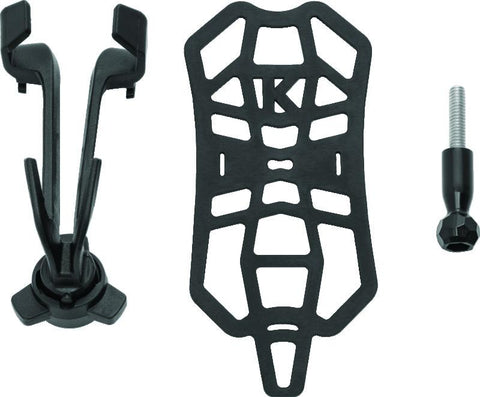Kuryakyn Free-Flex Device Holder Perch Screw Mount Black - 6437