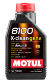 Motul 1L Synthetic Engine Oil 8100 X-CLEAN Gen 2 5W40 - 109761