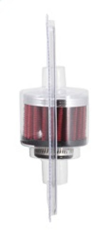 K&N 3/4 inch ID 2 inch OD 1.5 inch H Clamp On Crankcase Vent Filter - 62-1360