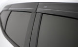 AVS 07-18 Jeep Wrangler (2 Door Only) Ventvisor Low Profile Window Deflectors 2pc - Matte Black - 772020