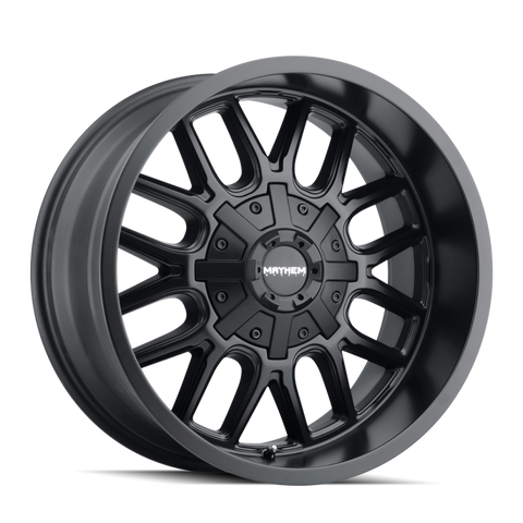Mayhem 8107 Cogent 20x12 / 8x165.1 BP / -51mm Offset / 130.8mm Hub Matte Black Wheel - 8107-2276MB