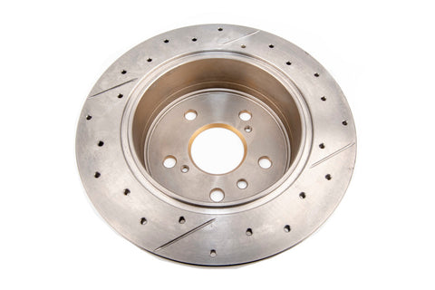DBA 13-18 Lexus ES300h Rear Drilled & Slotted Street Series Rotor - 2713X