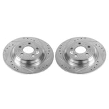 Power Stop 11-15 Volvo S60 Rear Evolution Drilled & Slotted Rotors - Pair - EBR1075XPR