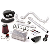 Banks Power 07-11 Jeep 3.8L Wrangler - 4dr Stinger Sys w/ AutoMind - SS Single Exhaust w/ Black Tip - 51341-B