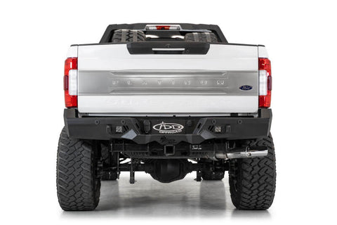 Addictive Desert Designs 17-20 Ford Super Duty Bomber HD Rear Bumper w/ Mounts For Cube Lights - R160051280103