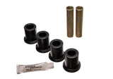 Energy Suspension 80-96 Ford Bronco / F150 / F250 / F350 Black Rear 4WD Frame Shackle Bushings Set - 4.2144G