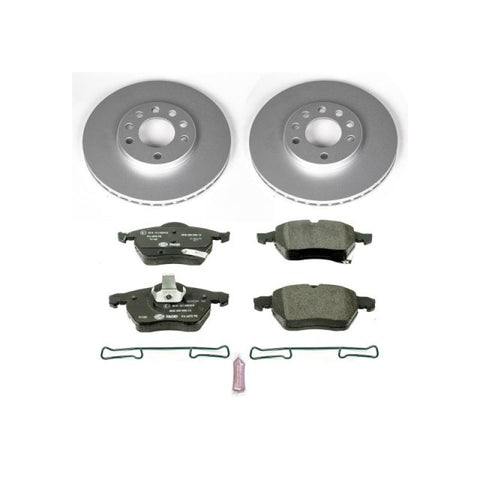 Power Stop 99-03 Saab 9-3 Front Euro-Stop Brake Kit - ESK834