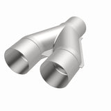 MagnaFlow Universal Trans Y-Pipe All SS 4inch (Dual) 3.5inch (Single) x 13inch (Overall) - 10800