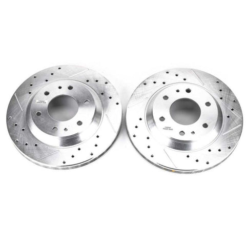 Power Stop 04-05 Buick Rainier Front Evolution Drilled & Slotted Rotors - Pair - AR8649XPR