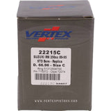 Vertex Piston 89-95 Suzuki RM 250 250cc Cast Replica Piston Kit - 22215C