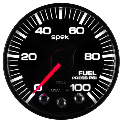 Autometer Spek-Pro - Nascar 2-1/16in Fuel Press 0- 100 psi Bfb Ecu - P514328