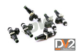 DeatschWerks 93-98 Toyota Supra TT (14mm O-Ring for Top Feed) Bosch EV14 1500cc Injectors (Set of 6) - 16M-14-1500-6