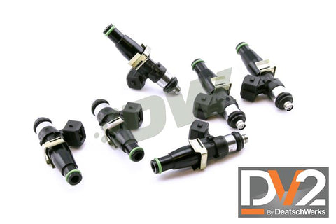DeatschWerks 93-98 Toyota Supra TT (14mm O-Ring for Top Feed) Bosch EV14 1500cc Injectors (Set of 6) - 16M-14-1500-6