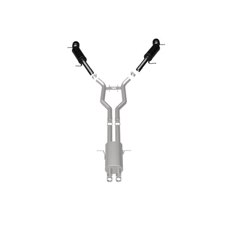 MagnaFlow Cat-Back 15-16 Land Rover Ranger Rover V6 SS 2.5in Dual Split Rear Exit 4.5in Black Tips - 19123
