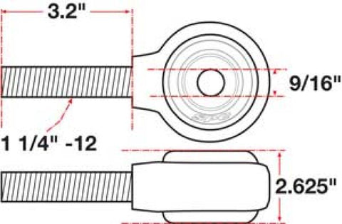 SPC Performance xAxis Rod End Ball Joint - 15743